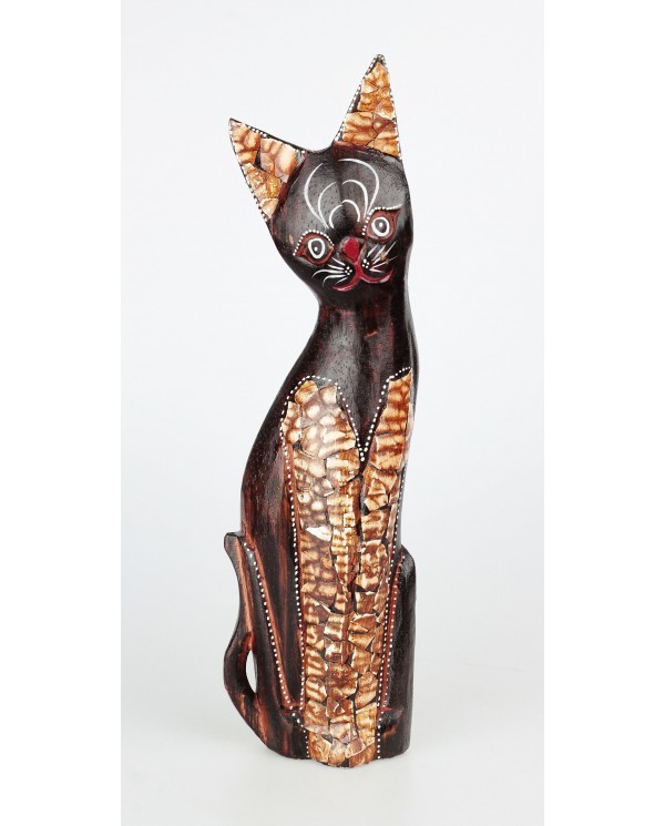 Dřevěné Dekorace Kočka Aneta