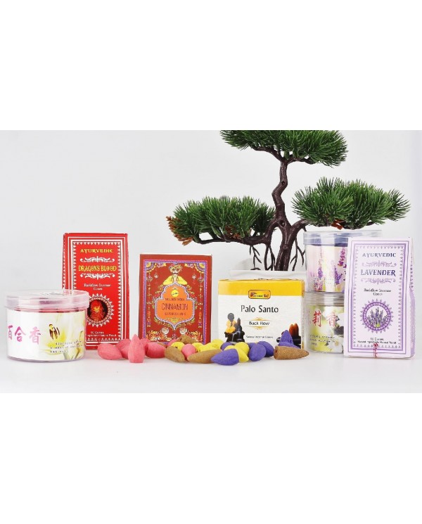 Sada vonné kužely - Tekoucí dým 7x