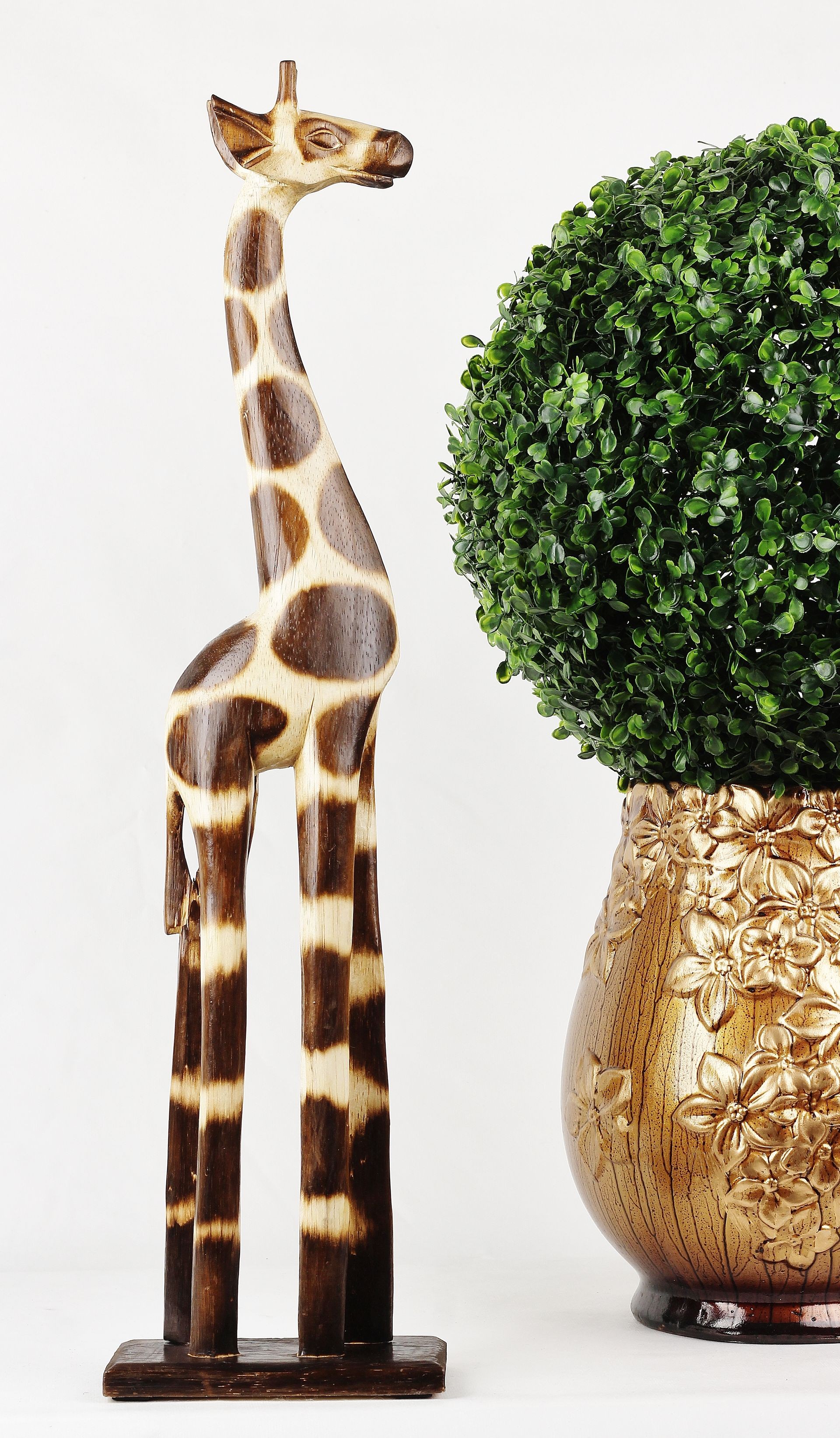 Levně Dřevěná Dekorace Žirafa Kateřina