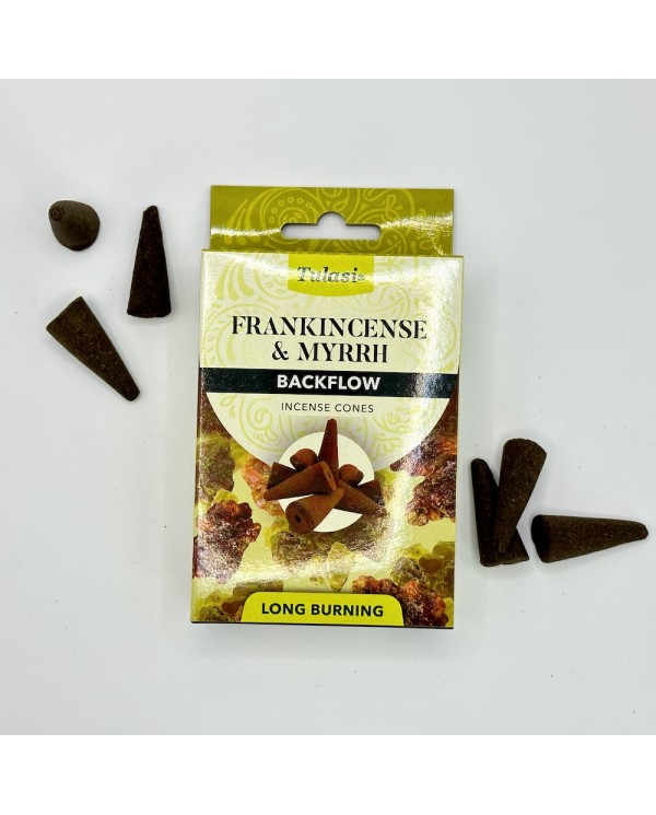 Vonné kužely Tulasi - Frankincense & Myrrh
