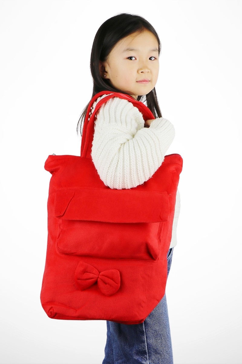 Levně Barevný batoh pro děti - Junior, Červená