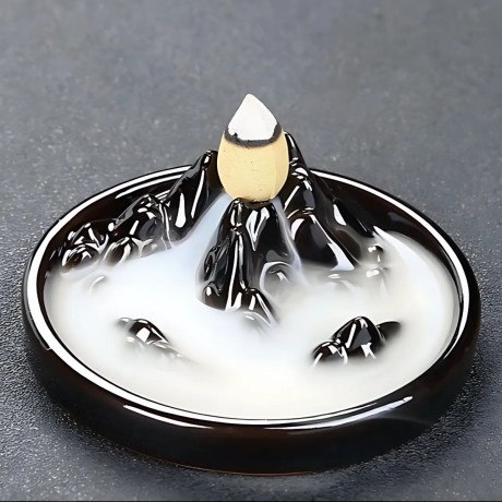 Stojan na vonné kužely - Tekoucí dým - Skála