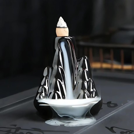 Stojan na vonné kužely - Tekoucí dým - Skála 3