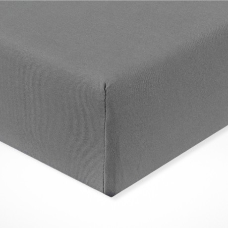 Jersey prostěradlo Styrka - Tmavě šedé