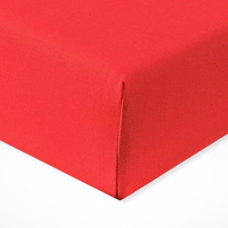 Jersey prostěradlo Styrka – Červené