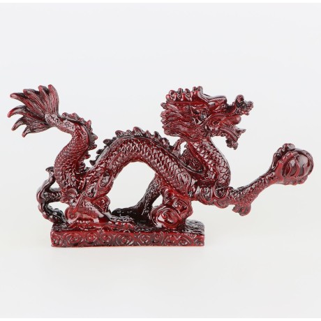 Soška Feng Shui – Červený Drak Six