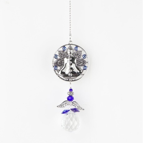 Přívěsky – Alláhovo oko 7 Čaker s křídly a křišťálem