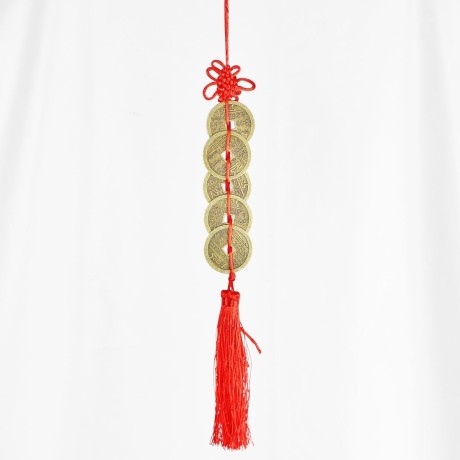 Ochranný čínský ověs – Plaketa 5 mincí zlaté